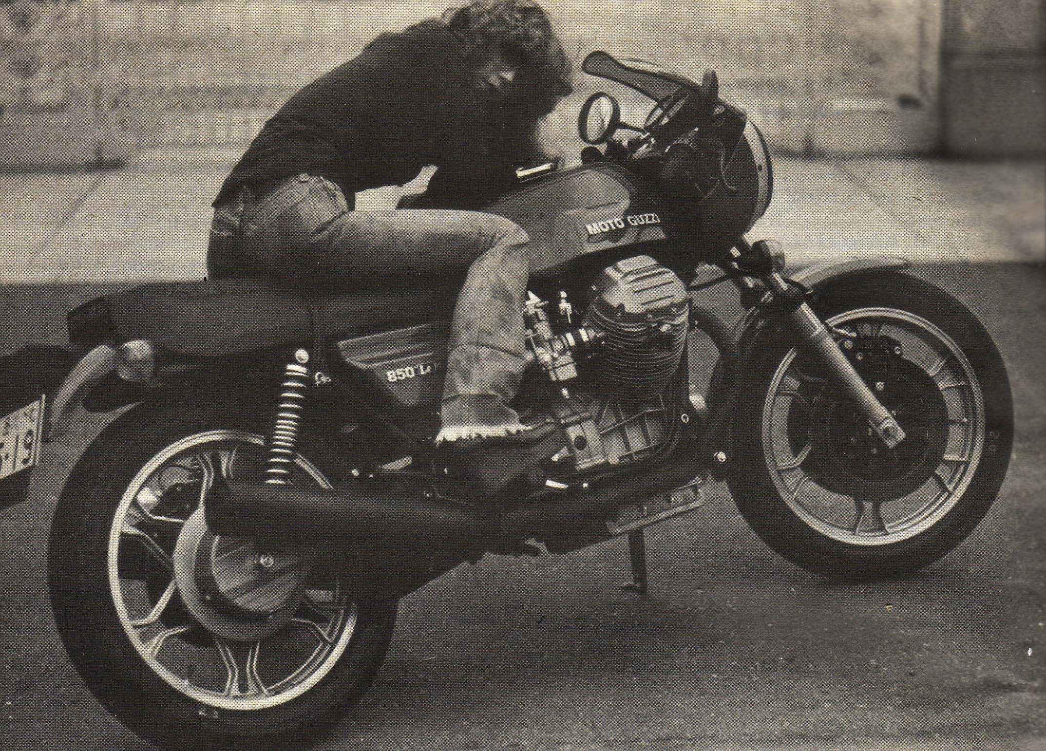 モトグッチ850ルマン Motoguzzi 850 Lemans 70年代のオートバイ