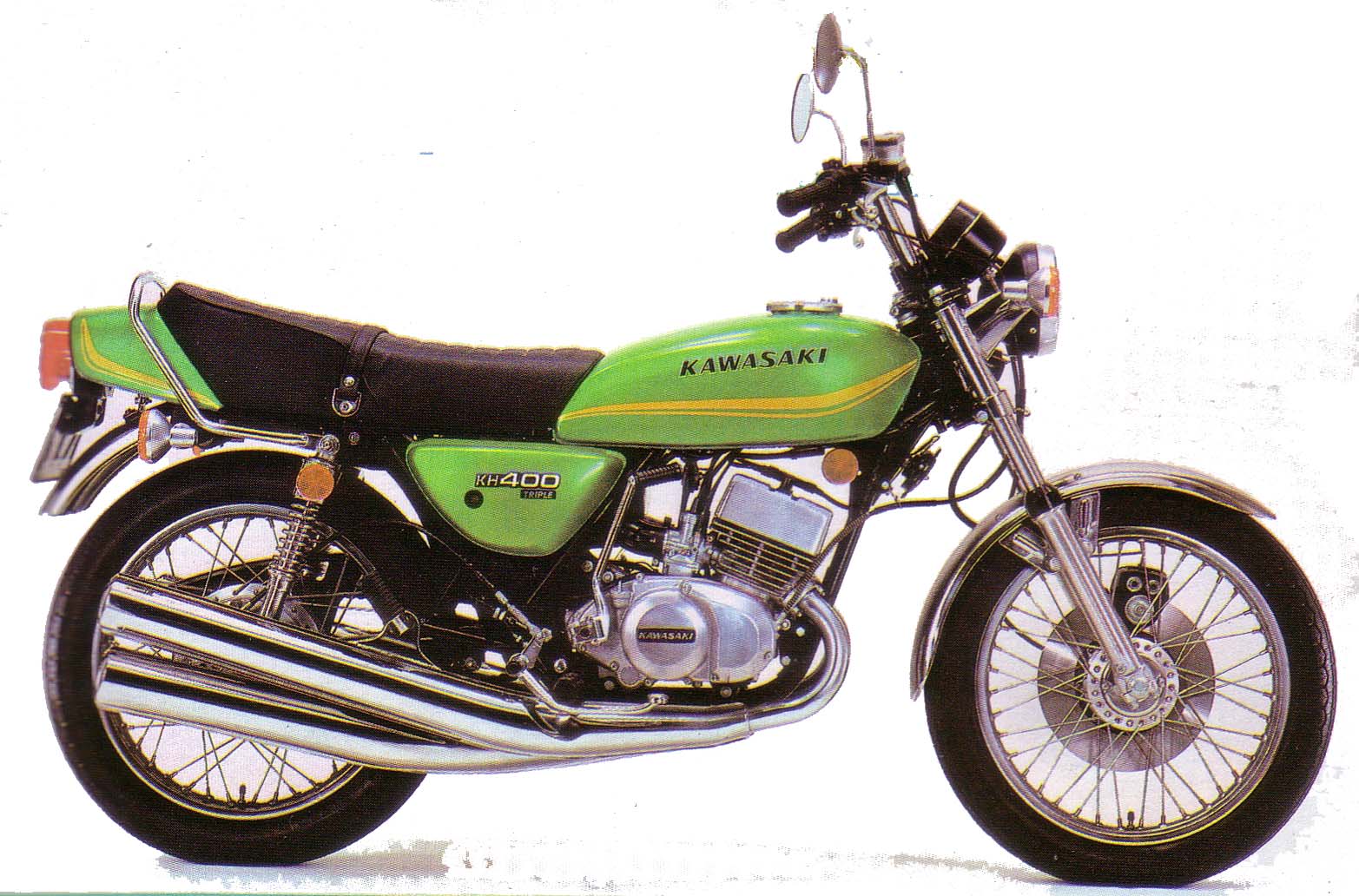 KAWASAKI KH400: 70年代のオートバイ