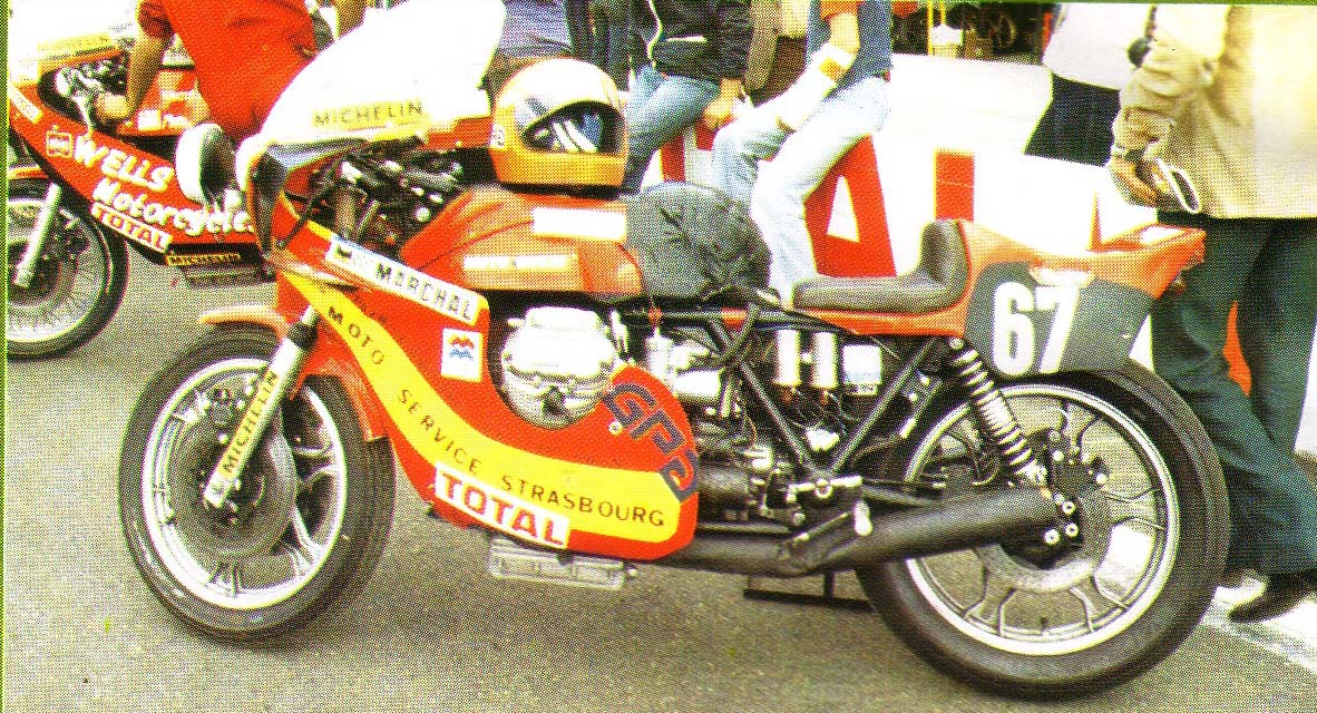 モトグッチ ルマン850 エンデュランスレーサー Moto Guzzi 850 Lemans Endurance Racer 70年代のオートバイ